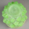 Vase « Rampillon » verre vert opalescent peppermint patiné blanc de René LALIQUE 11