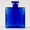 Flacon « Les Yeux Bleus » verre bleu cobalt patiné blanc de René LALIQUE pour Canarina 14