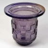 Vase Art Déco verre améthyste dégagé à l&rsquo;acide de DAUM NANCY 12