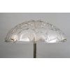 Lampe « Charmes » verre blanc et bronze nickelé de René LALIQUE 10