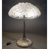 Lampe « Charmes » verre blanc et bronze nickelé de René LALIQUE 15
