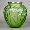 Vase « Sauterelles » verre vert absinthe de René LALIQUE 11 Vase « Sauterelles » verre vert absinthe de René LALIQUE 11