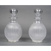 Paire de Carafes « Langeais » cristal blanc de LALIQUE FRANCE 8