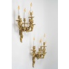 Paire de grandes appliques à cinq lumières de style Louis XV en bronze doré, vers 1890-1900 16 Paire de grandes appliques à cinq lumières de style Louis XV en bronze doré, vers 1890-1900 16