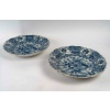 Paire de plats en faïence de Delft à décor floral, signés de la manufacture Pot à Fleurs Dorées, circa 1740-1760 19