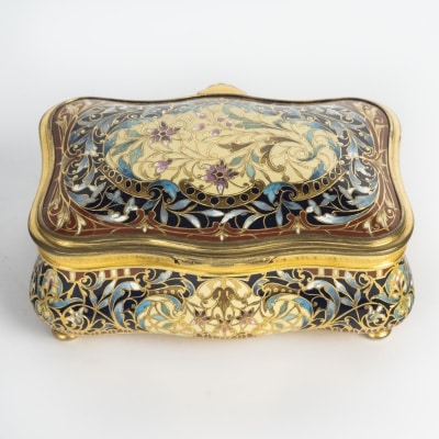 BARBEDIENNE (d’après), boite à bijoux, époque fin XIXème siècle BARBEDIENNE (d’après), boite à bijoux, époque fin XIXème siècle