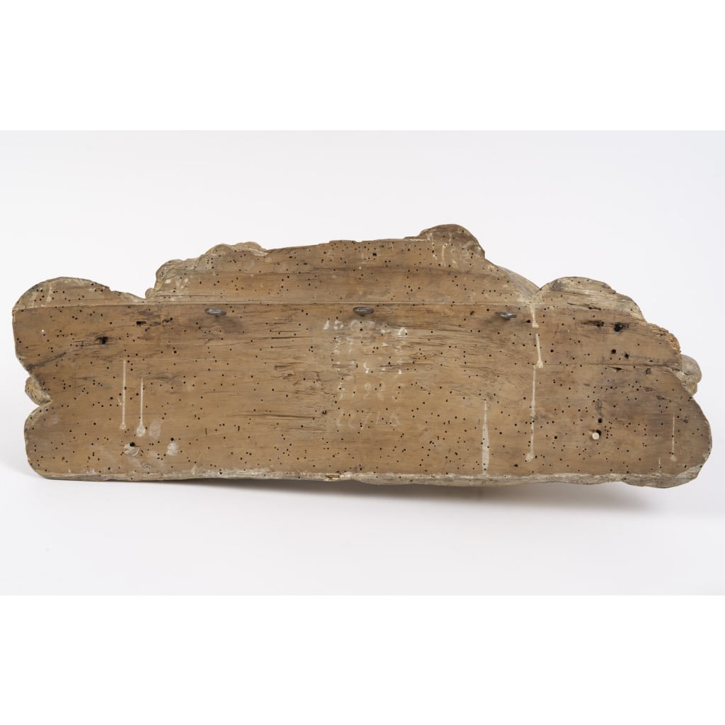 Paires d’anges en bois sculpté et doré à la feuille d’or – D’époque 17ème 8 Paires d’anges en bois sculpté et doré à la feuille d’or – D’époque 17ème 8