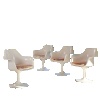 Eero Saarinen (1910–1961) & Knoll – Lot de 4 fauteuils Tulip 25