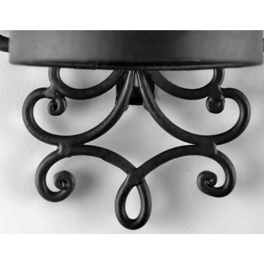 1960 Paire d&rsquo;appliques murales en fer forgé Maison Honoré 5