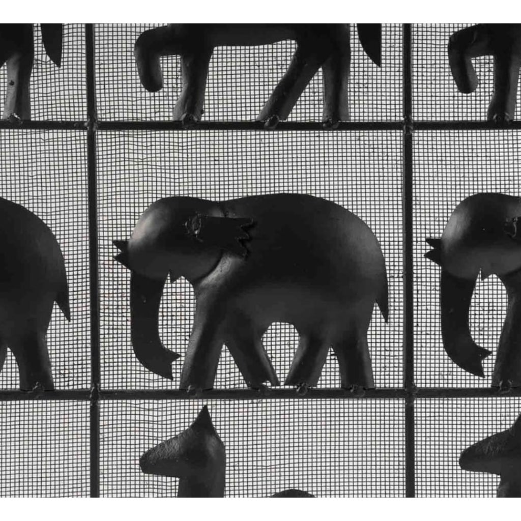 1950 Ateliers Marolles Pare-feu en fer forgé 8