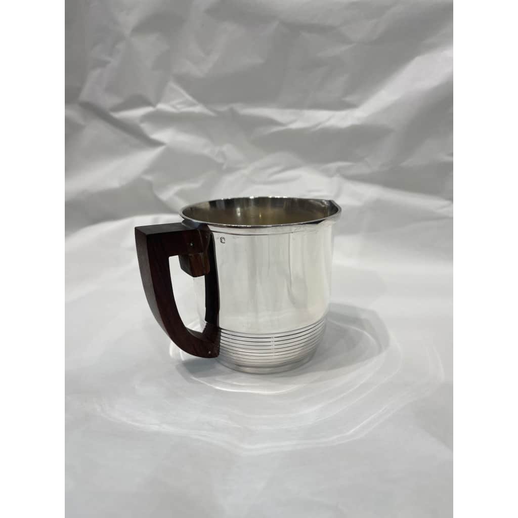 Fouquet Lapar – Service thé café 4 pièces argent massif ART DECO 26