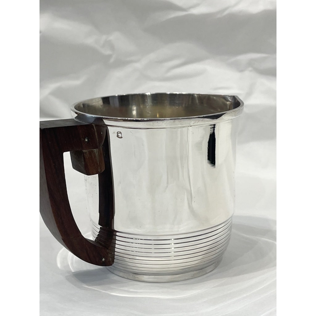 Fouquet Lapar – Service thé café 4 pièces argent massif ART DECO 27
