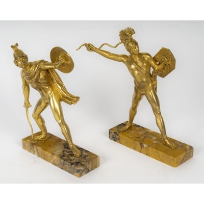 Paire de sculpture en bronze doré d’après l’Antique 2 Paire de sculpture en bronze doré d’après l’Antique 2