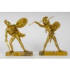 Paire de sculpture en bronze doré d’après l’Antique 12 Paire de sculpture en bronze doré d’après l’Antique 12