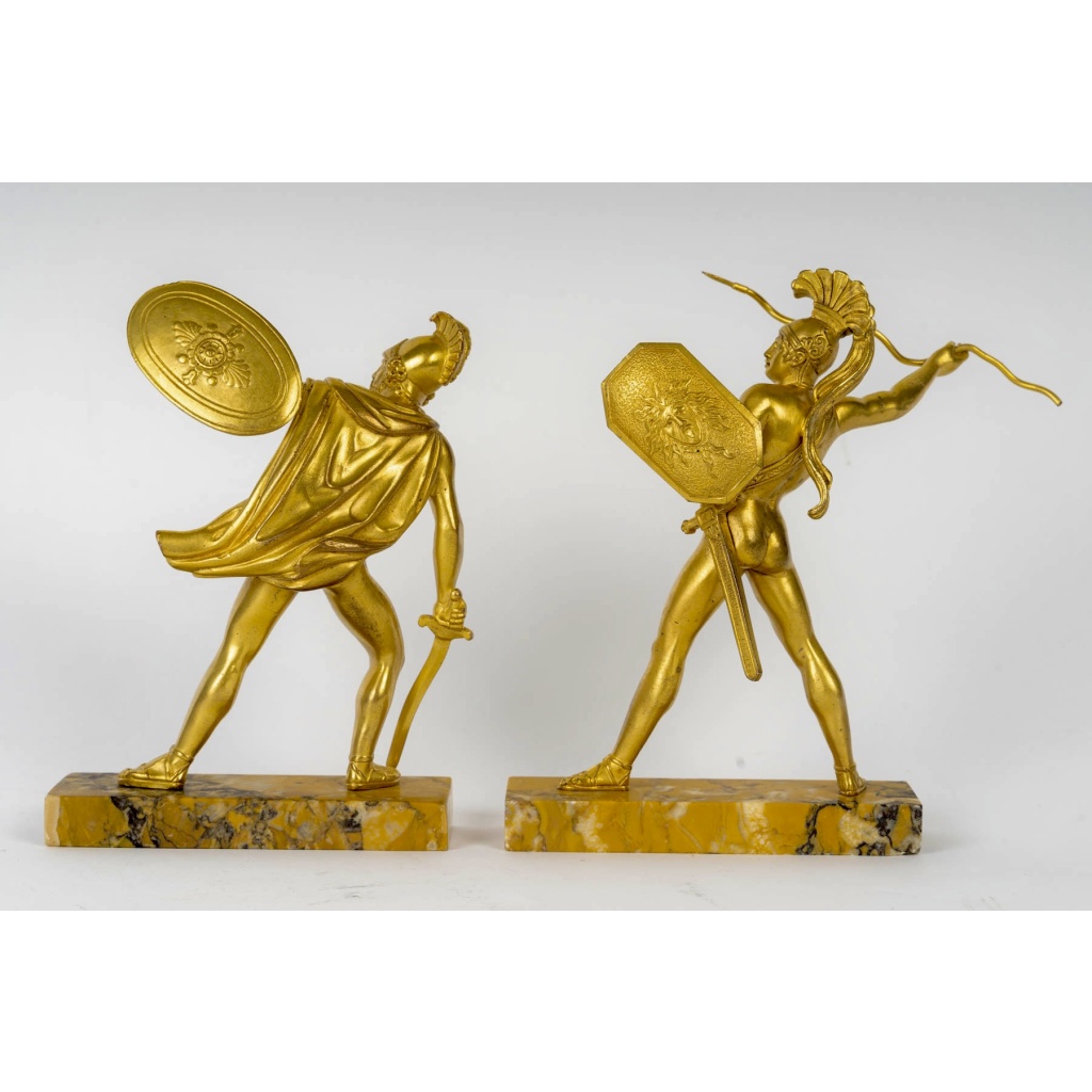 Paire de sculpture en bronze doré d’après l’Antique 10 Paire de sculpture en bronze doré d’après l’Antique 10
