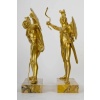 Paire de sculpture en bronze doré d’après l’Antique 18 Paire de sculpture en bronze doré d’après l’Antique 18