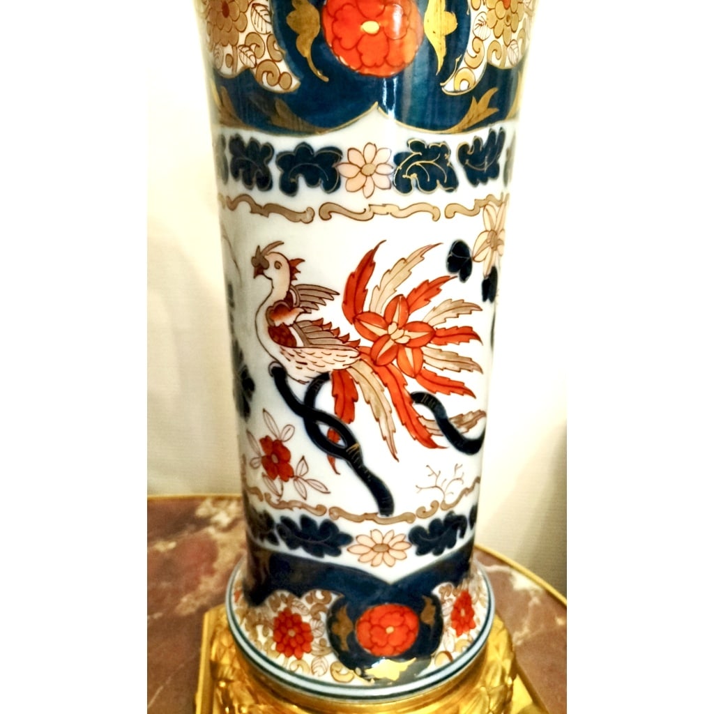 Paire de vase porcelaine Imari Japon Époque Meiji 10