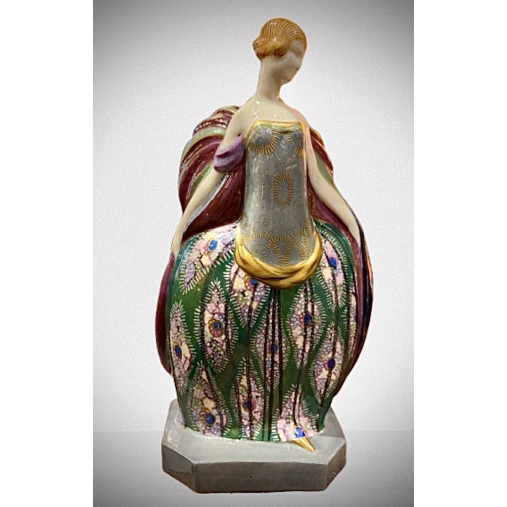 SÈVRES FIGURINE DANSEUSE PORCELAINE 1925