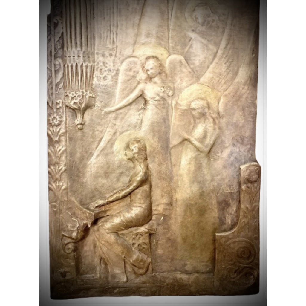 RARE PANNEAU EN TERRE CUITE GOLDSCHEIDER ET BADIN 6