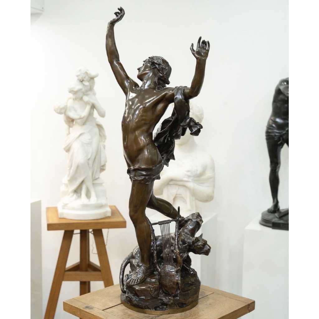 Sculpture – Orphée Aux Enfers , Charles Raoul Verlet (1857-1923) , F.Barbedienne – Bronze 8 Sculpture – Orphée Aux Enfers , Charles Raoul Verlet (1857-1923) , F.Barbedienne – Bronze 8