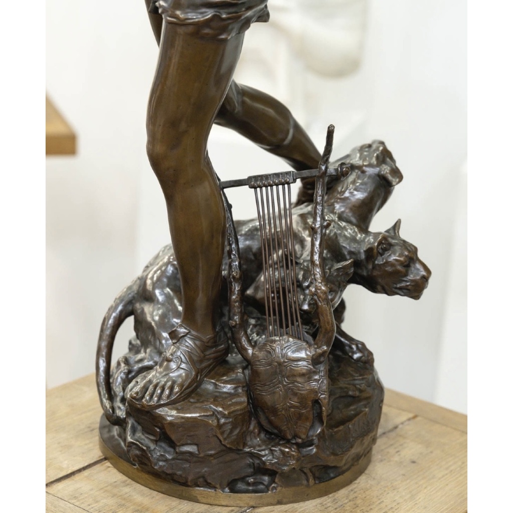 Sculpture – Orphée Aux Enfers , Charles Raoul Verlet (1857-1923) , F.Barbedienne – Bronze 9 Sculpture – Orphée Aux Enfers , Charles Raoul Verlet (1857-1923) , F.Barbedienne – Bronze 9