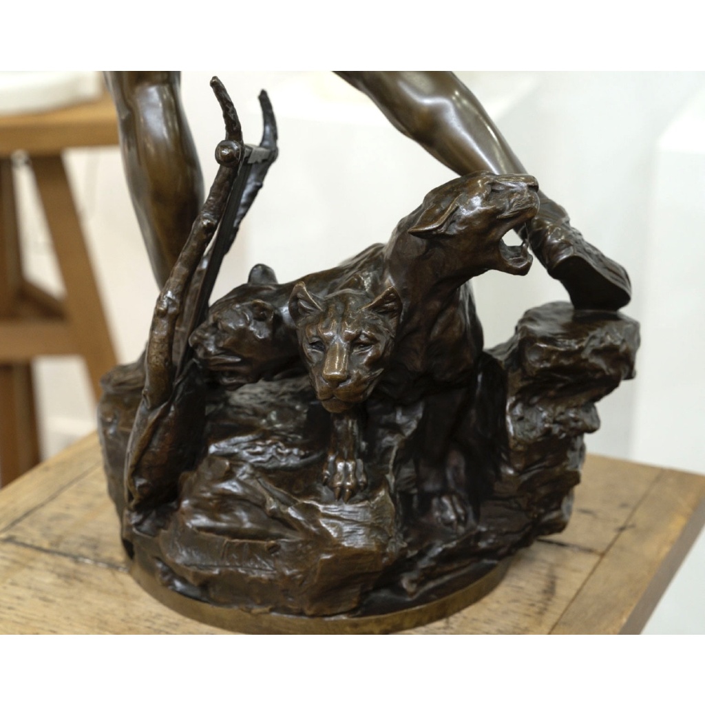 Sculpture – Orphée Aux Enfers , Charles Raoul Verlet (1857-1923) , F.Barbedienne – Bronze 11 Sculpture – Orphée Aux Enfers , Charles Raoul Verlet (1857-1923) , F.Barbedienne – Bronze 11