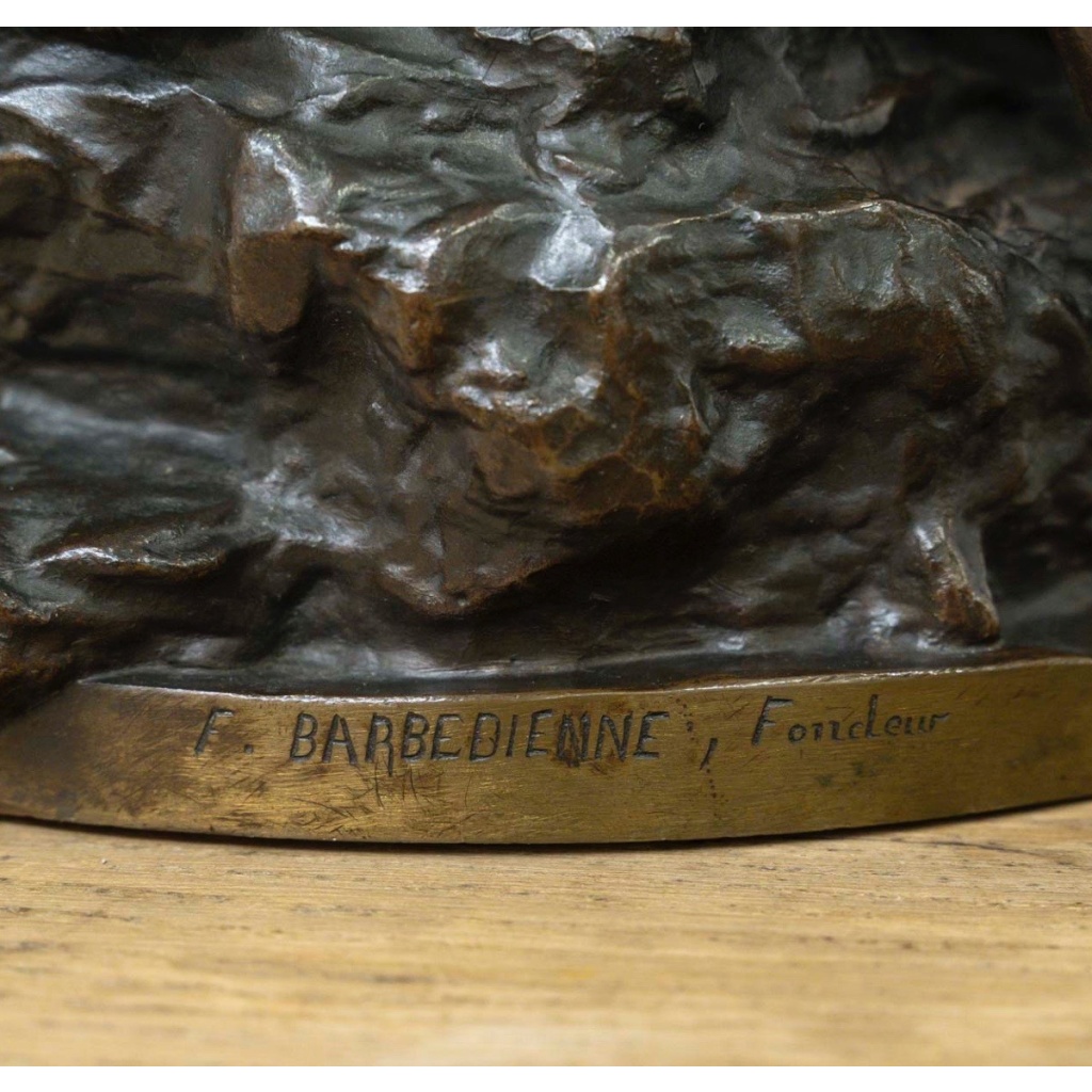 Sculpture – Orphée Aux Enfers , Charles Raoul Verlet (1857-1923) , F.Barbedienne – Bronze 13 Sculpture – Orphée Aux Enfers , Charles Raoul Verlet (1857-1923) , F.Barbedienne – Bronze 13