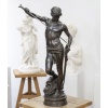 Sculpture – David Vainqueur De Goliath , Marius – Jean – Antonin Mercié (1845-1916) – Bronze 9