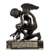 Sculpture – L&rsquo; Amour Saisissant Un Papillon , Antoine Denis Chaudet (1763-1810) – Bronze 13