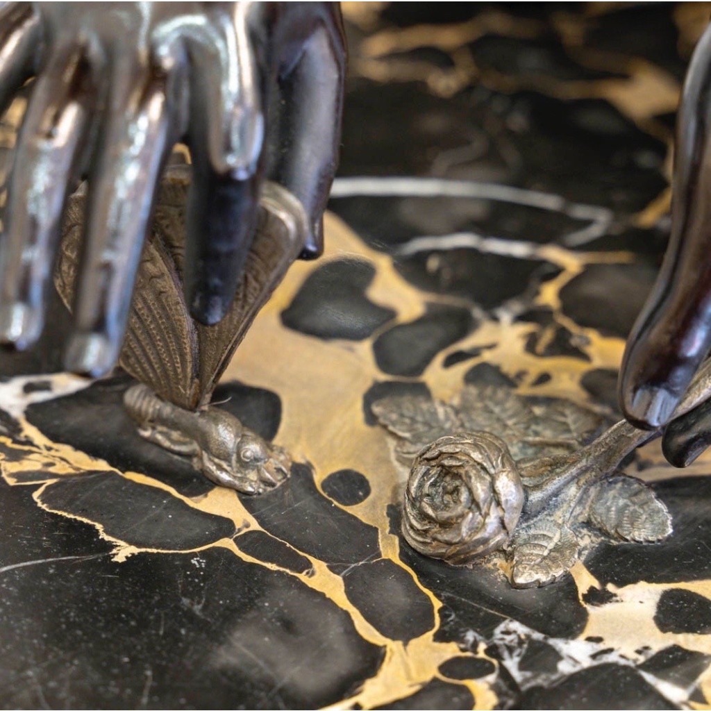 Sculpture – L&rsquo; Amour Saisissant Un Papillon , Antoine Denis Chaudet (1763-1810) – Bronze 9