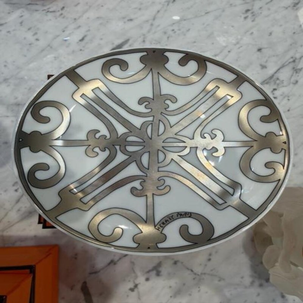 Hermès Paris « Balcon du Guadalquivir  » 12 assiettes Pain N°6 4