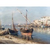 MALFROY Henry Tableau de Marine « vue de Provence » Huile sur toile signée Certificat d&rsquo;authenticité. 14