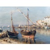 MALFROY Henry Tableau de Marine « vue de Provence » Huile sur toile signée Certificat d&rsquo;authenticité. 16