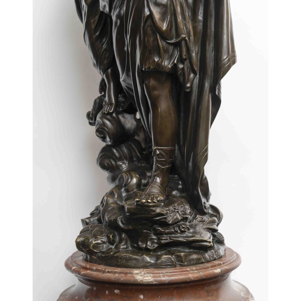 Sculpture en bronze représentant Orphée et Eurydice. 10 Sculpture en bronze représentant Orphée et Eurydice. 10