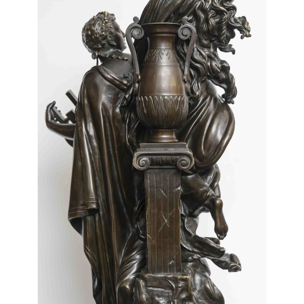 Sculpture en bronze représentant Orphée et Eurydice. 7 Sculpture en bronze représentant Orphée et Eurydice. 7