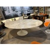 Eero Saarinen,& éditions – Knoll: table ovale 244 cm, Arabescato 22