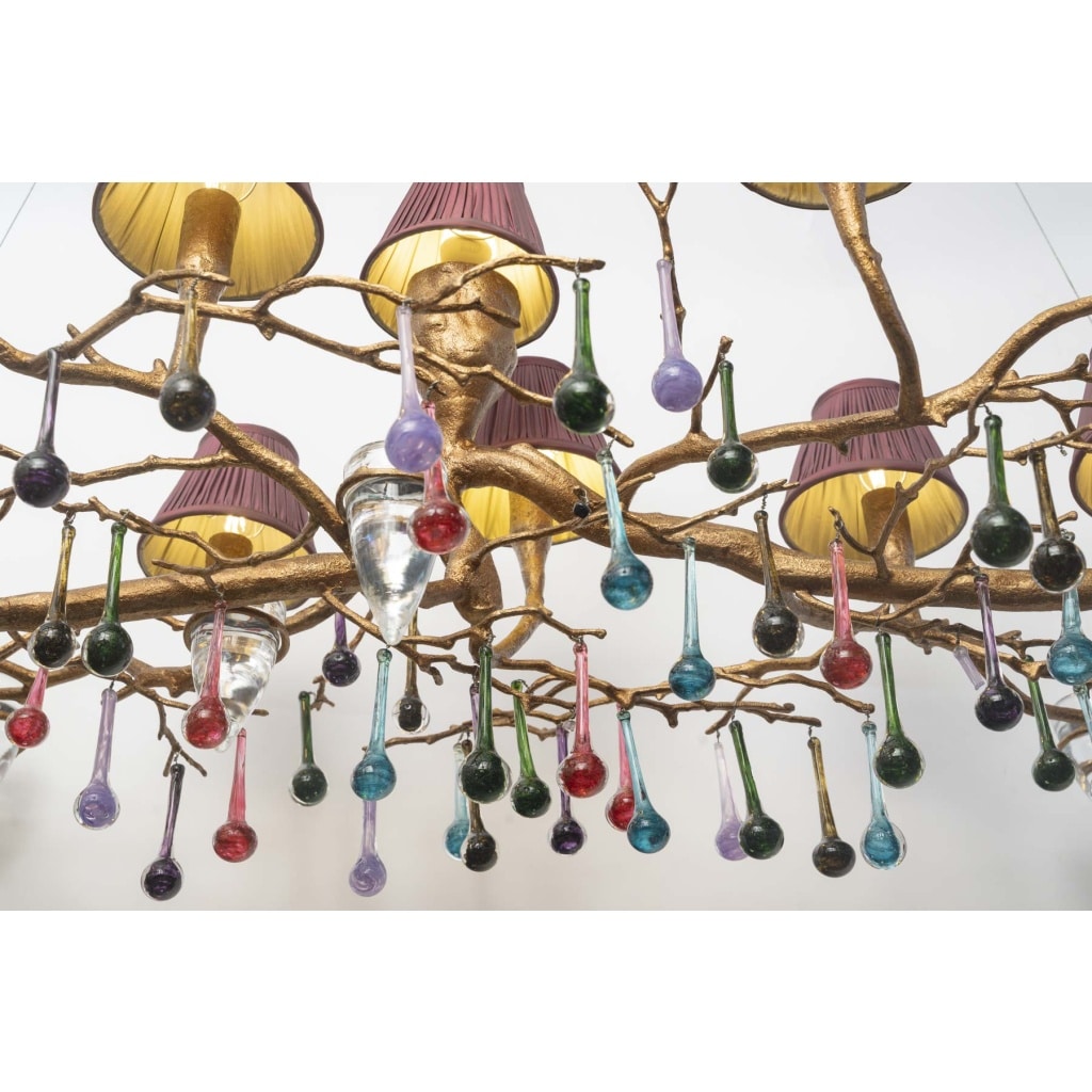 Sculpture lumineuse suspendue de Mario J-Pires 15