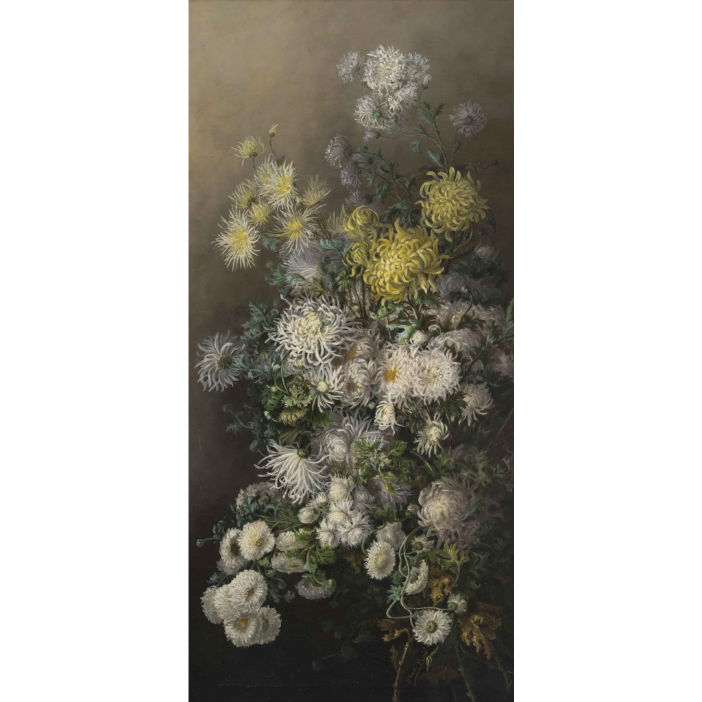 Paire de tableaux floraux – Blanche Ferrié 3