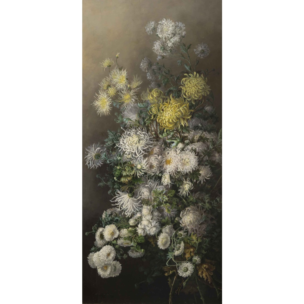 Paire de tableaux floraux – Blanche Ferrié 8