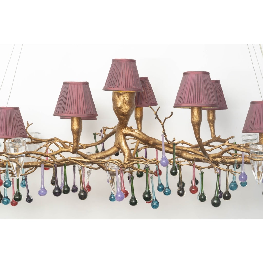 Sculpture lumineuse suspendue de Mario J-Pires 3