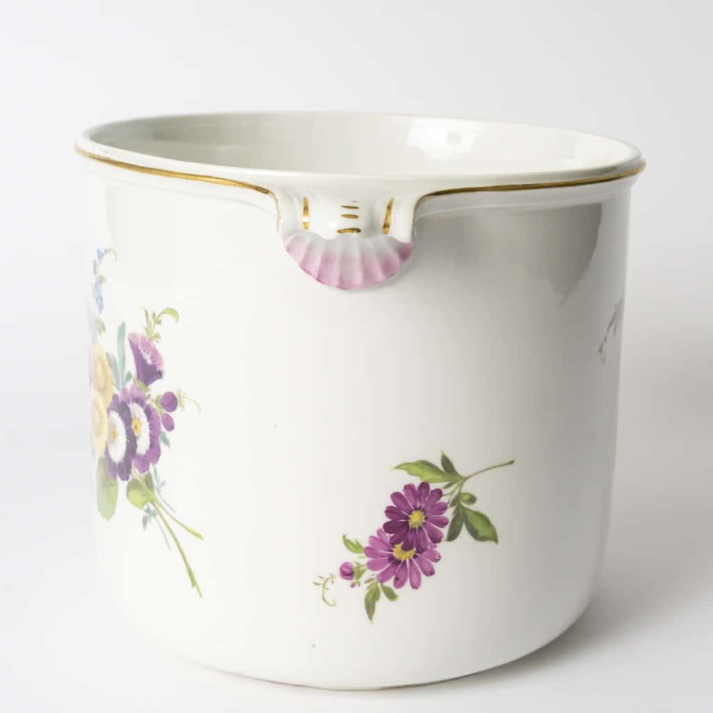 MEISSEN, Rafraîchissoir à bouteille en porcelaine 7