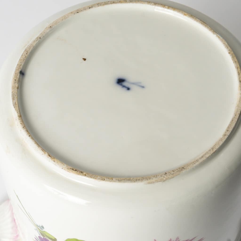 MEISSEN, Rafraîchissoir à bouteille en porcelaine 9