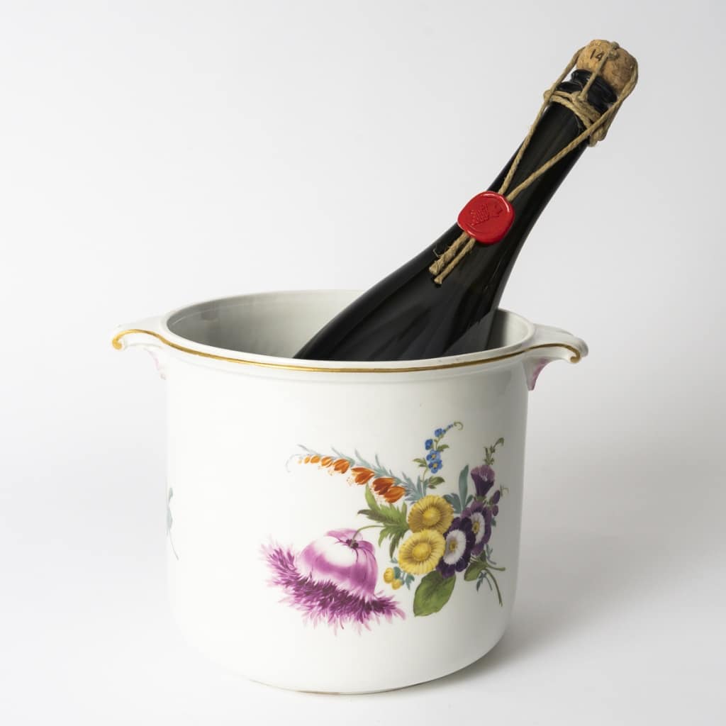 MEISSEN, Rafraîchissoir à bouteille en porcelaine 3