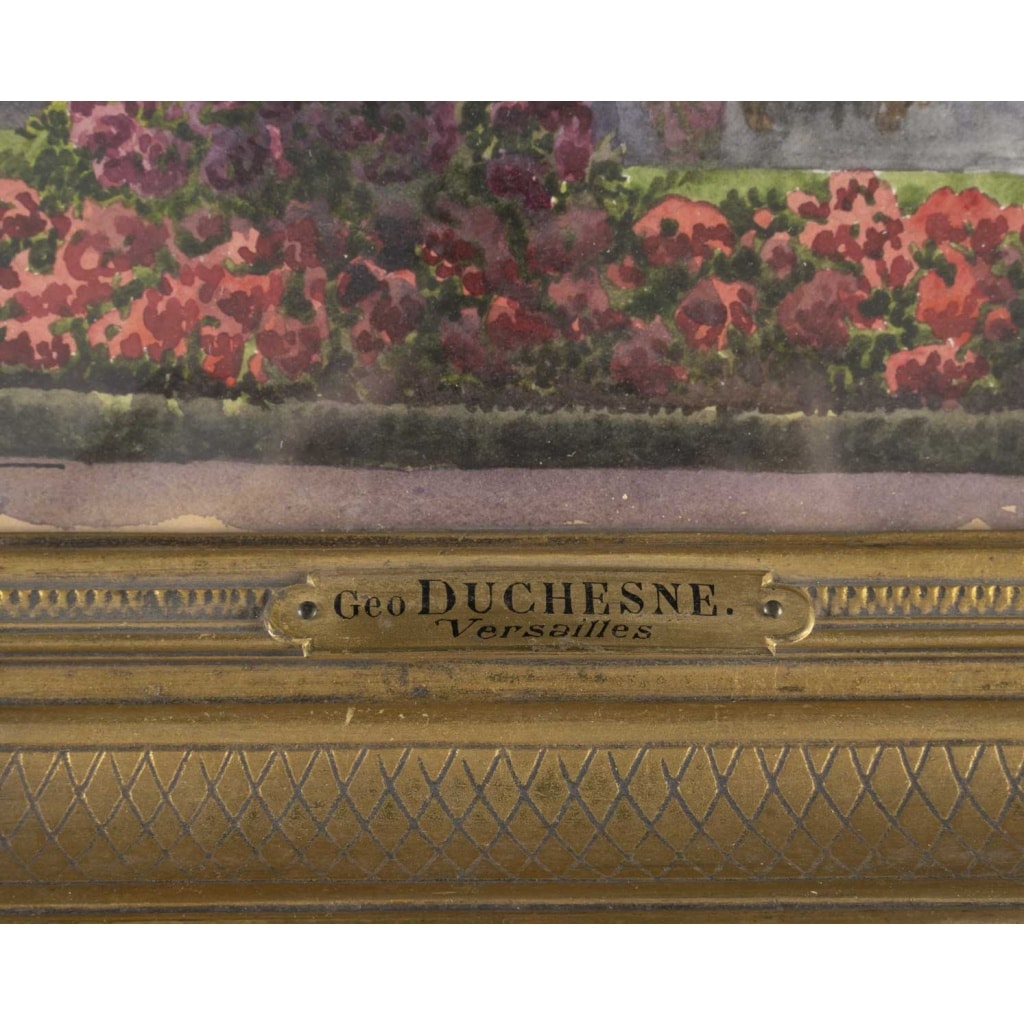 Jardins de Versailles, peints par Geo Duchesnes, fin XIXème siècle 6