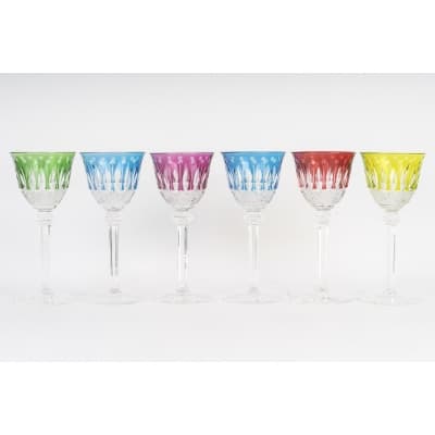 Saint-Louis, Six verres à vin en cristal