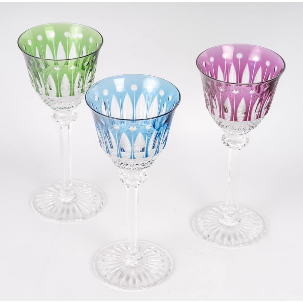 Saint-Louis, Six verres à vin en cristal 5
