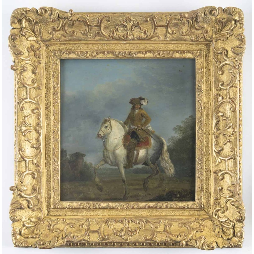 Paire de portraits équestres. Ecole hollandaise du XVIIème siècle 4