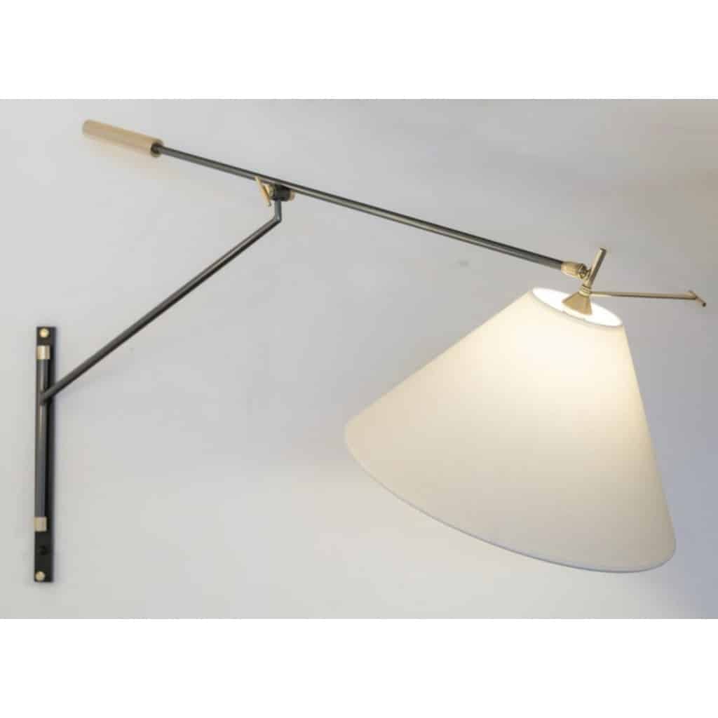 1950 Grande applique murale par Maison Arlus 6