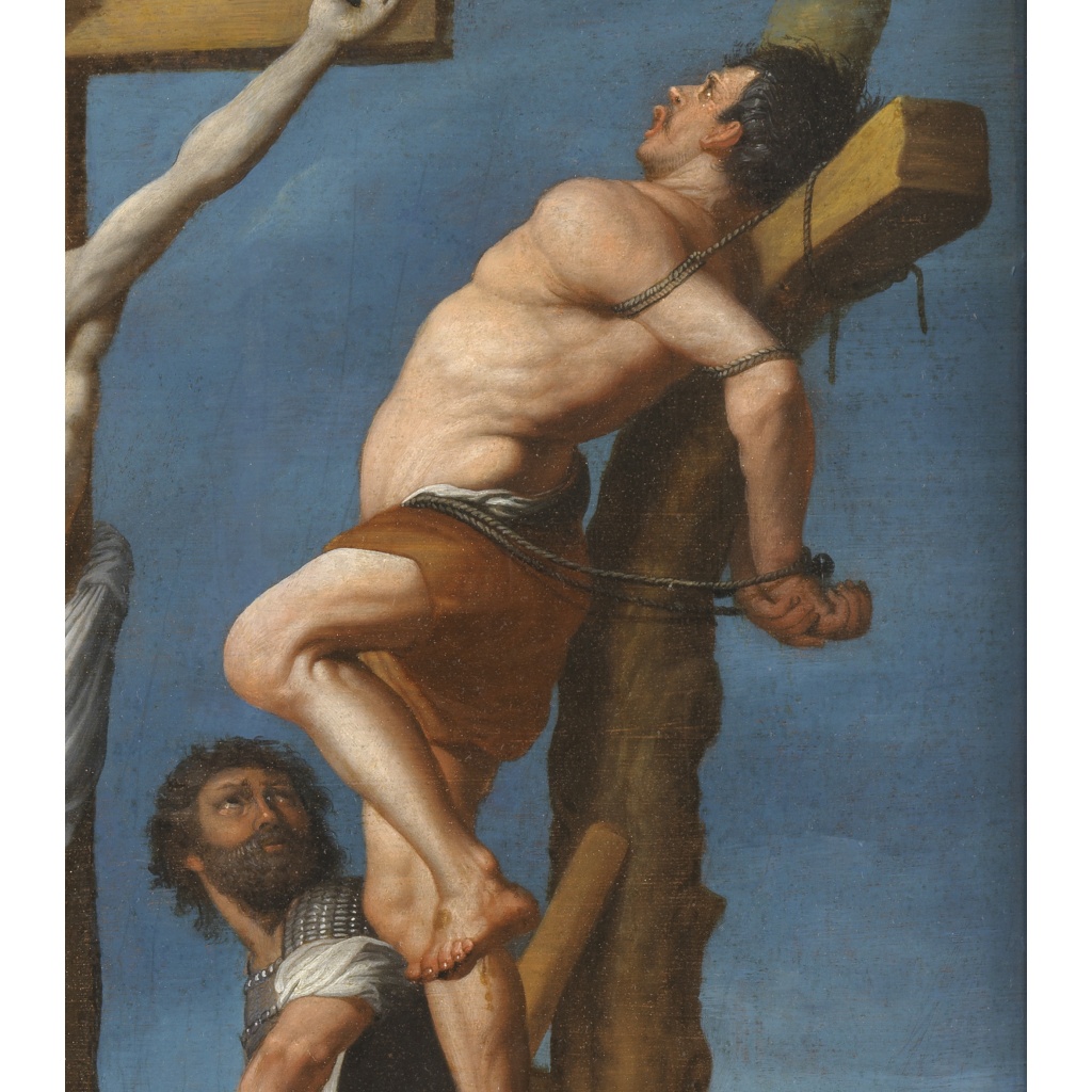 La Crucifixion ou « le Coup de lance », école lorraine du 17e siècle 5