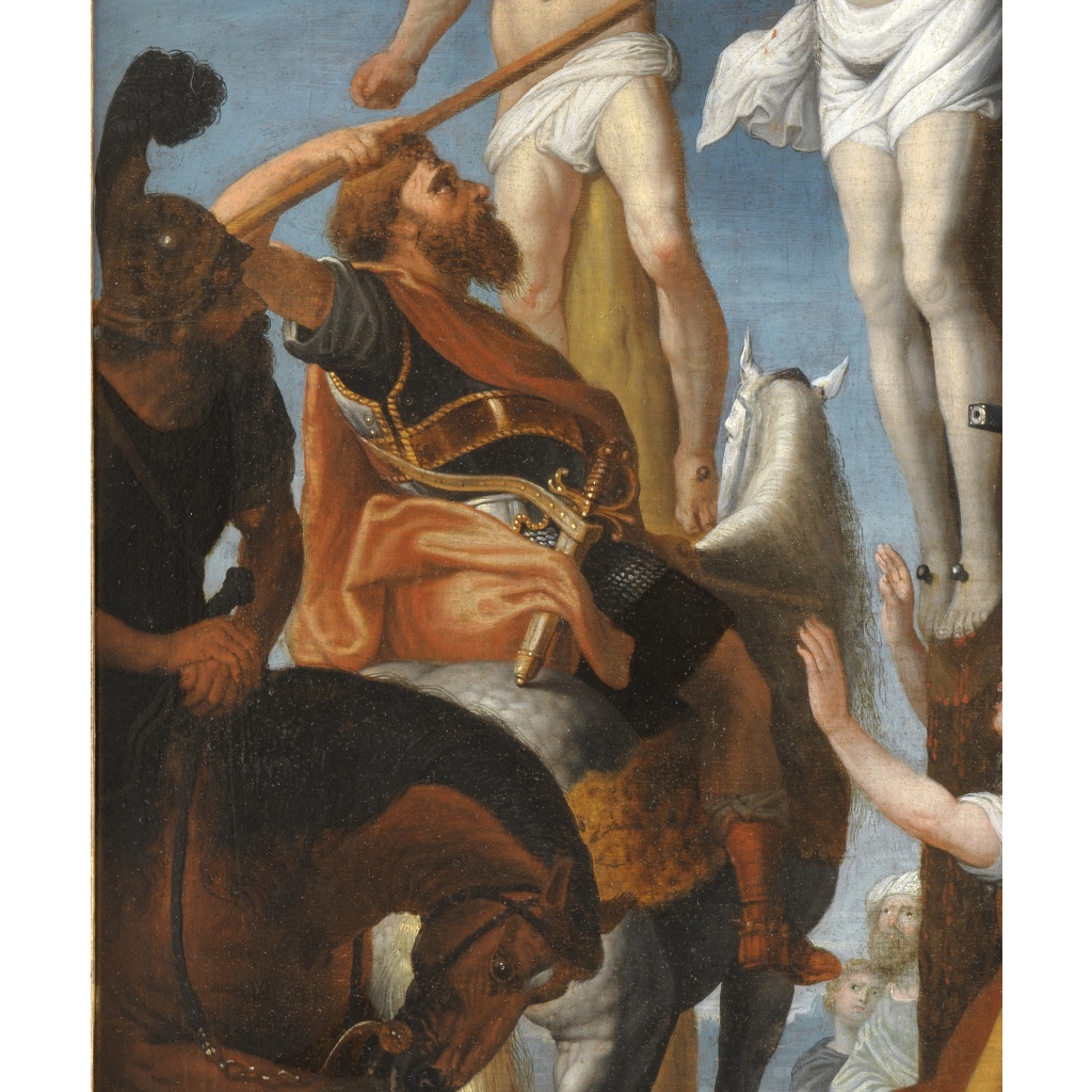 La Crucifixion ou « le Coup de lance », école lorraine du 17e siècle 6